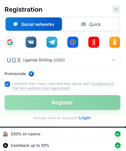 1win uganda login registration